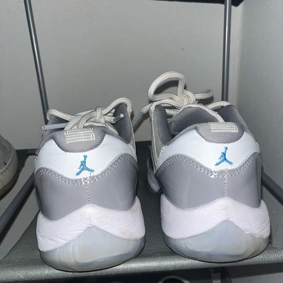 Jordan retro 11 cement grey baby blue jumpman main image 4